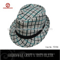 2015 neue Entwürfe Art und Weise preiswerter Baby Sommer Frühling Plaid Fedora Hut